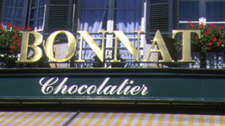 Chocolaterie Bonnat enseigne