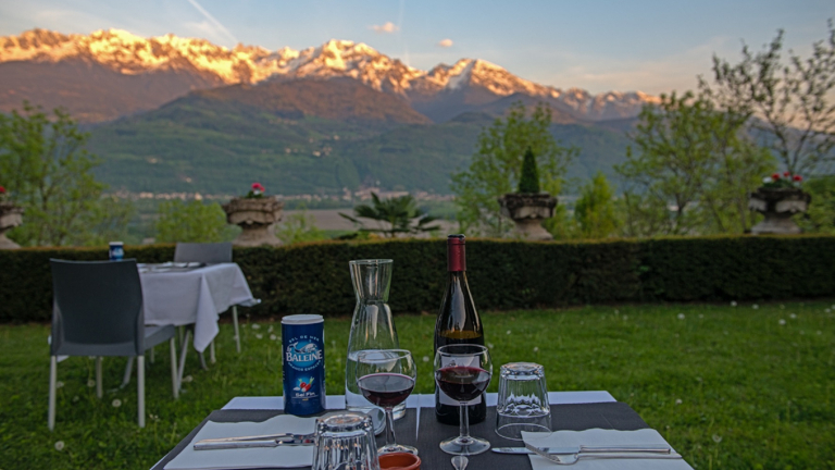 Terrasse vue Belledonne