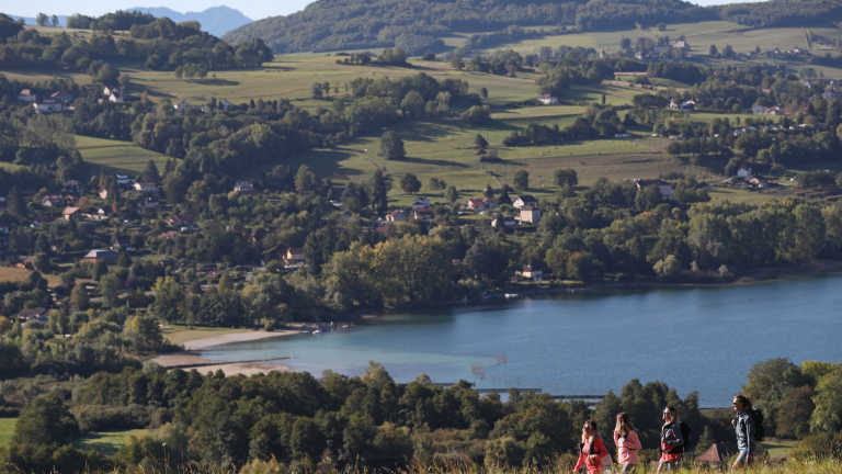 Les troix croix vue lac