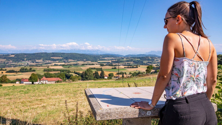 Randonne Valle de l'Hien - table orientation Biol