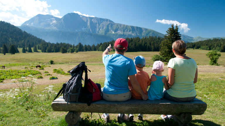 Photo du Plateau de l'Arselle en famille  Chamrousse