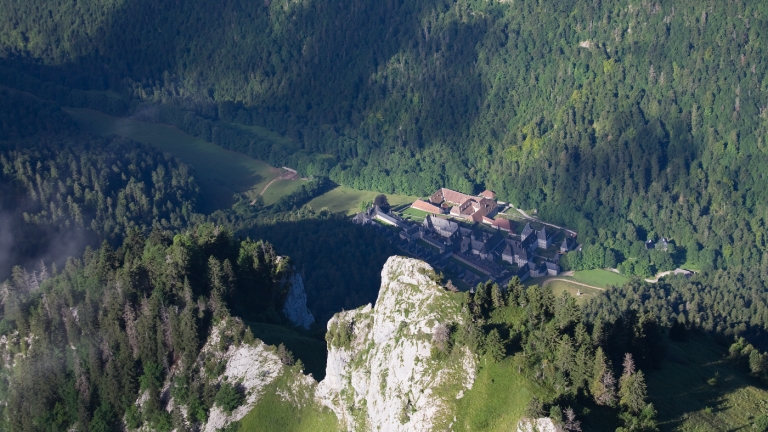 Monastre Grande Chartreuse depuis le Grand Som