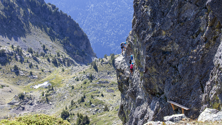 Photo via ferrata Chamrousse