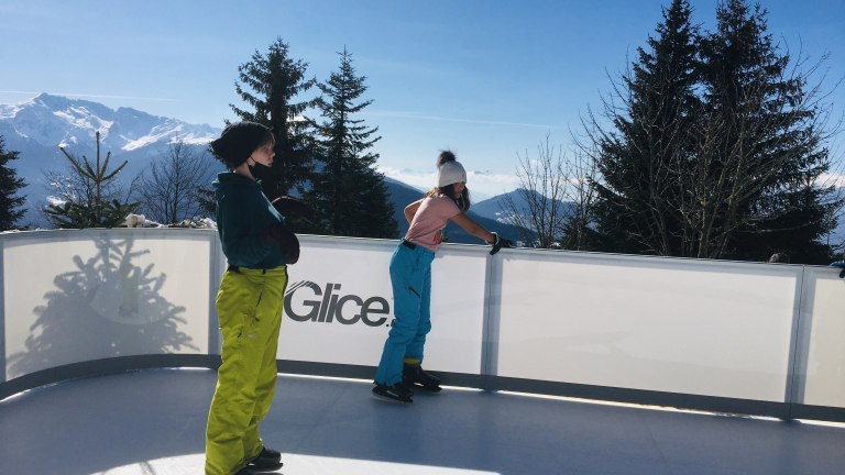 photo de la patinoire au Collet