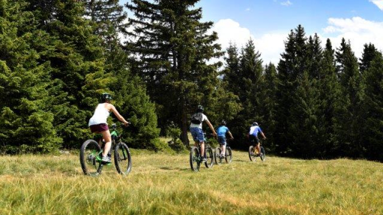 Photo VTT  Assistance Electrique (VTTAE) sentier Chamrousse