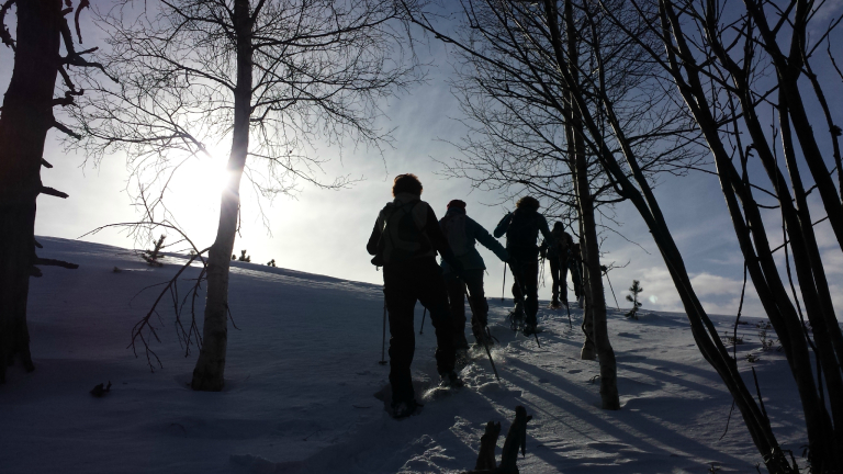 Photo d'une sortie raquette Chamrousse