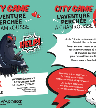 Flyer Escape game aventure perche Chamrousse