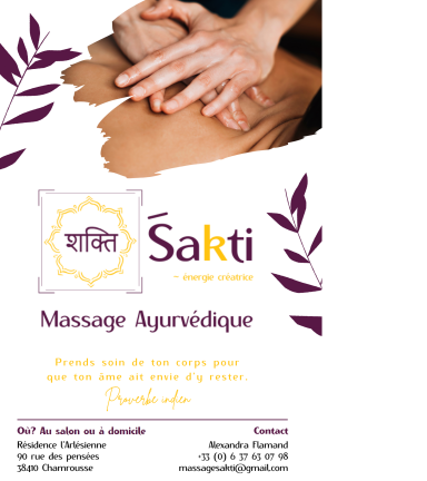 Sakti - Massage ayuverdique flyer