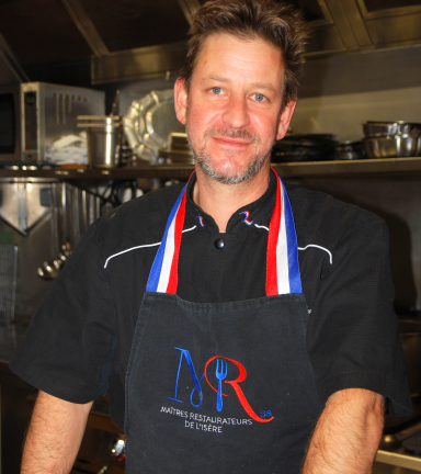 Chef Thierry Blondeau du restaurant de l'htel des Alpes