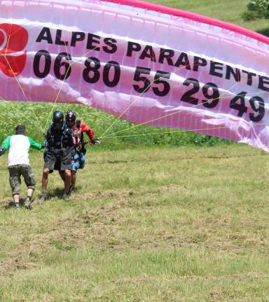 Vol en parapente