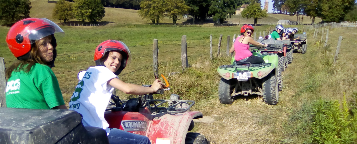 Randonnées en Quad, sortie en pleine Nature