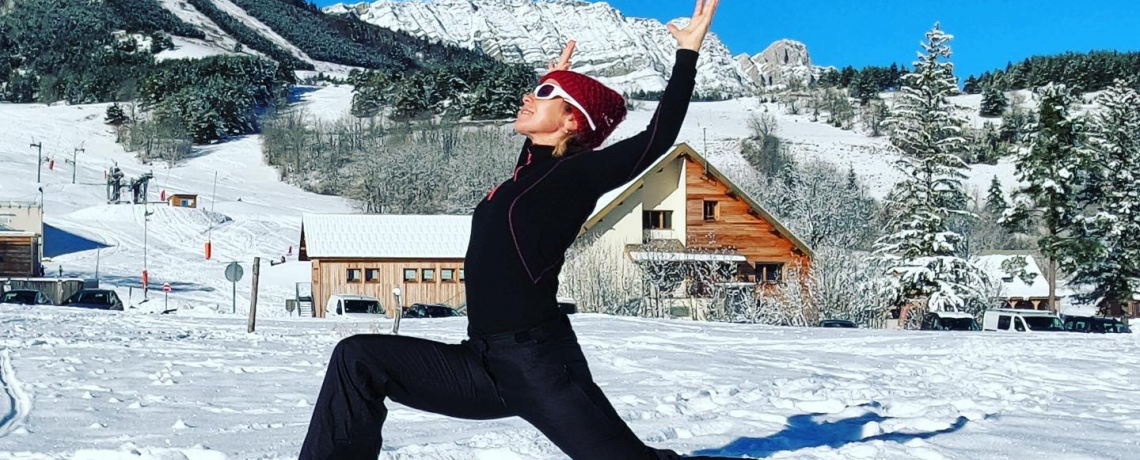 Yoga en montagne