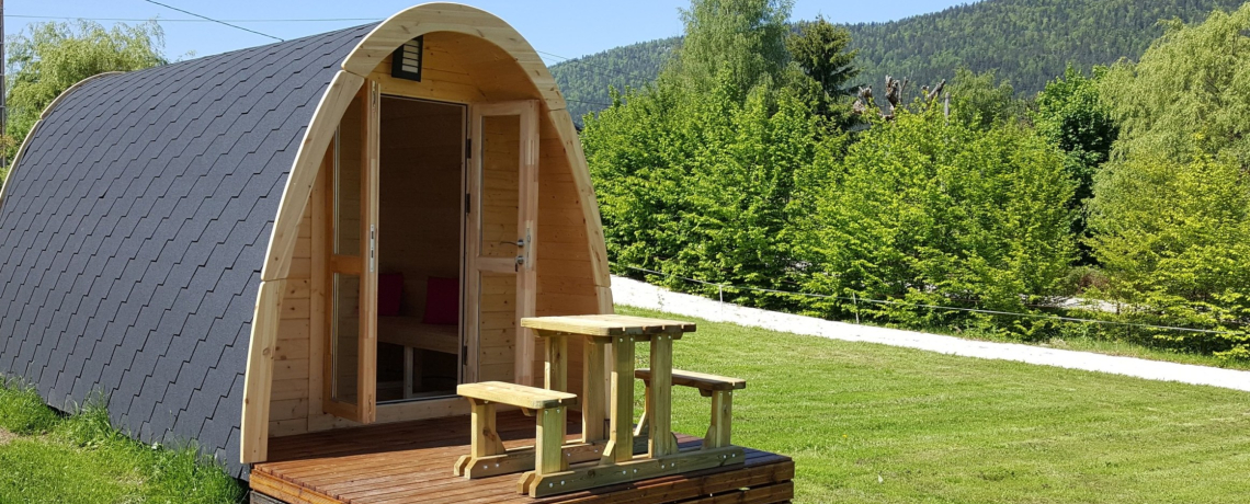 Cabane Nature en bois - Camping le Vercors