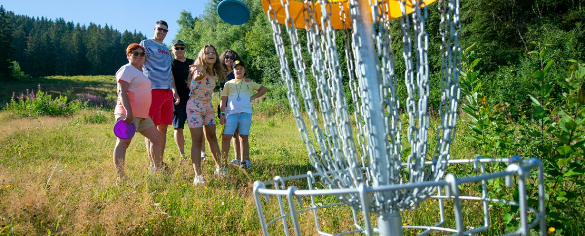 Parcours d&#039;orientation Disc Golf