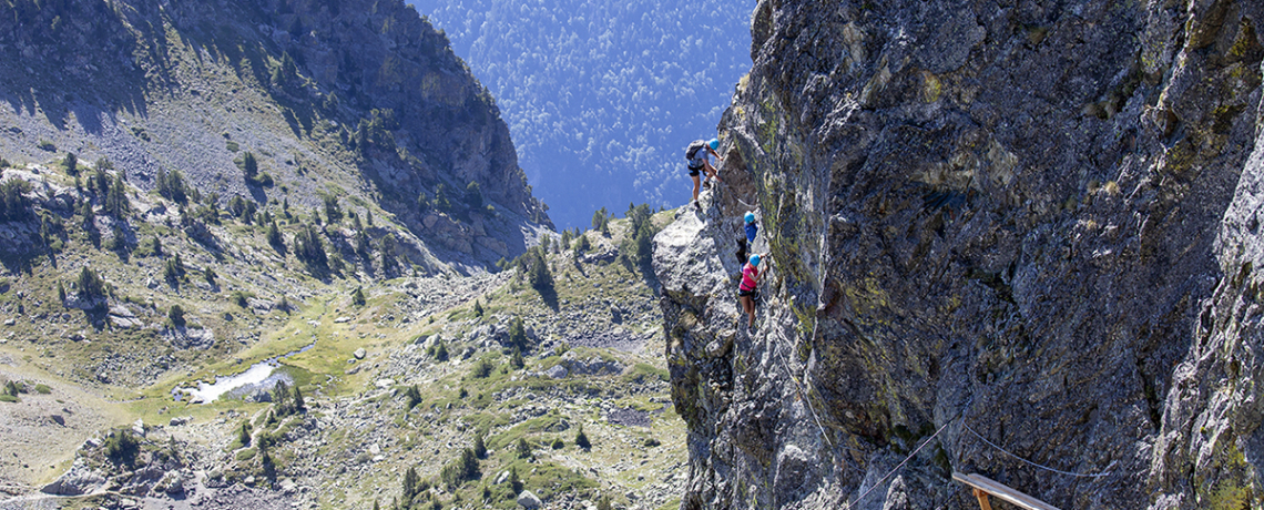 Photo via ferrata Chamrousse