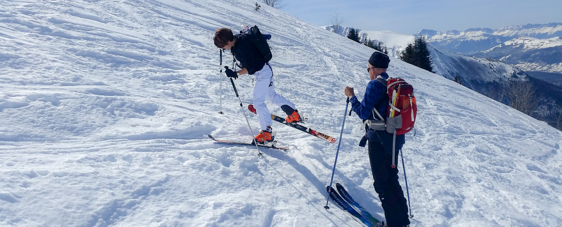 Sortie ski de randonnée avec guide