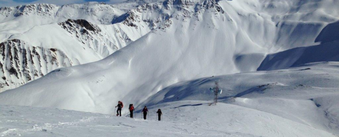 La montée en raquettes au Col du Sabot