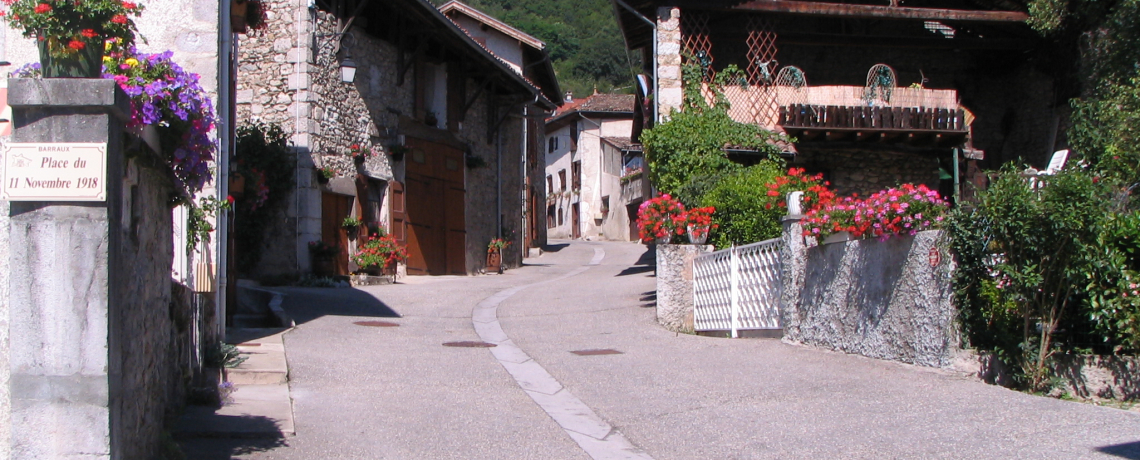 Parcours thématique village de Barraux