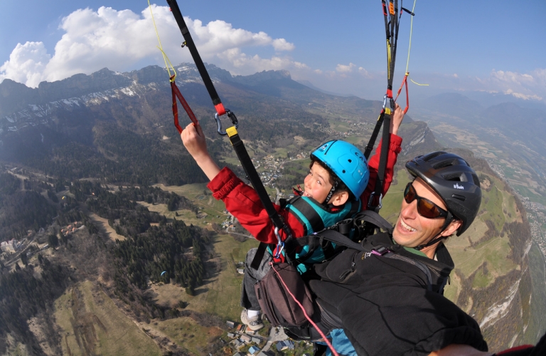 Stages et baptêmes parapente