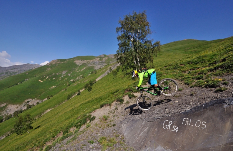 La descente du GR54