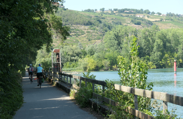 Aux abords du Rhône entre vergers et patrimoine