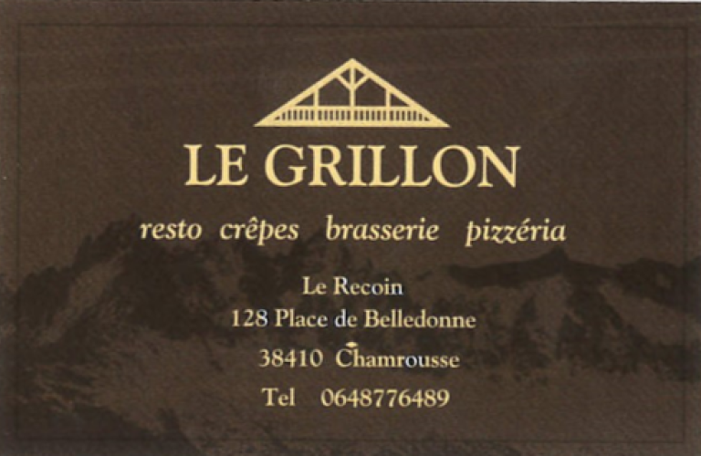 Image carte de visite Le Grillon