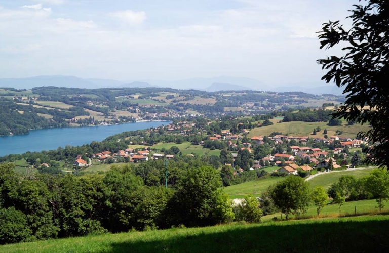 Croix des cochettes bilieu vue lac