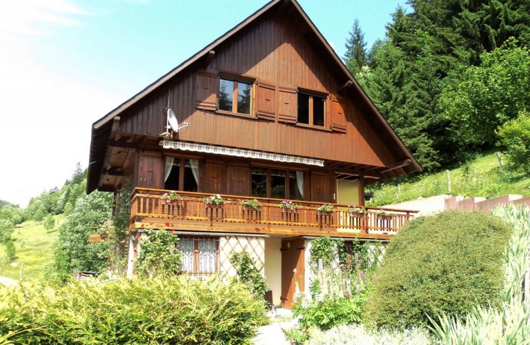 Chalet face sud