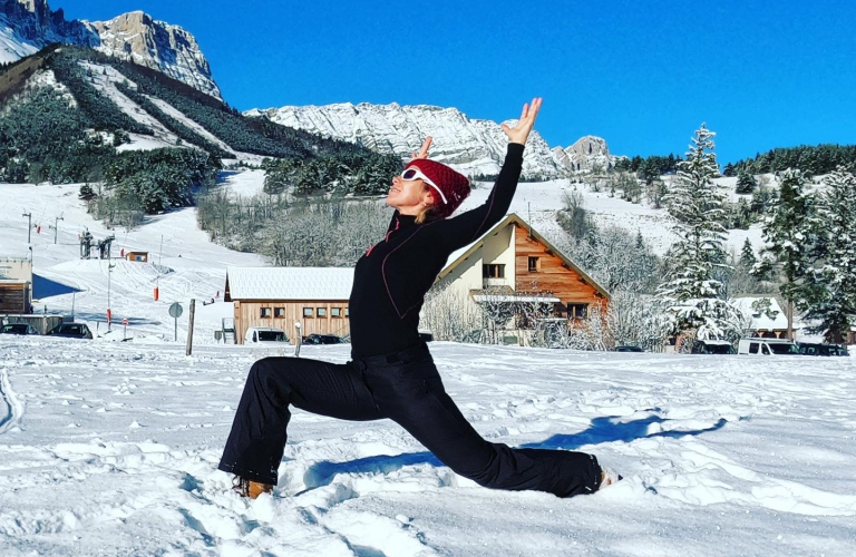 Yoga en montagne