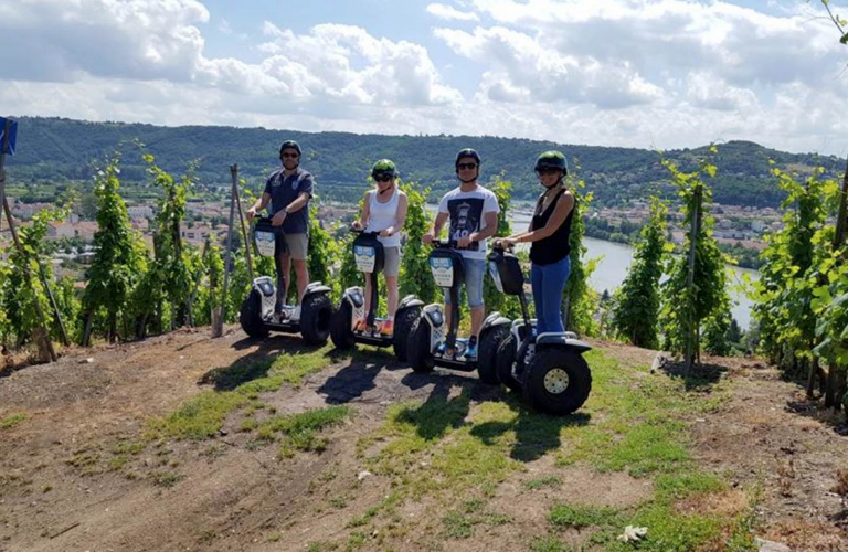 Balade en gyropode segway dans le vignoble de Seyssuel