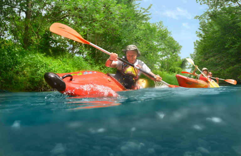 Descente de la Bourbre en Kayak