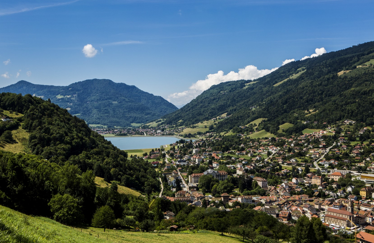 Vue sur Allevard, Isre