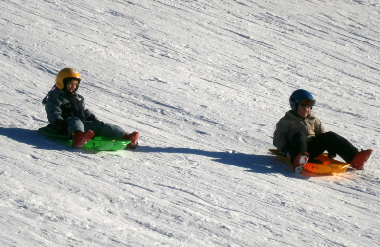 Luge sur la piste du Col de l'Arzelier