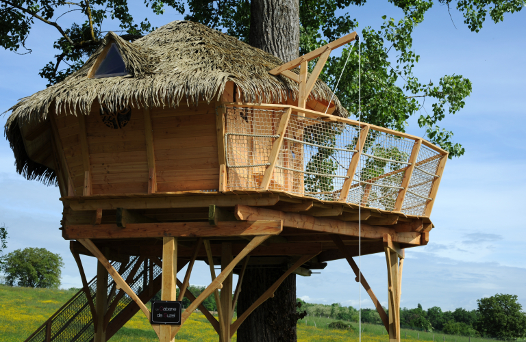 Cabane dans les arbres - Domaine de Suzel