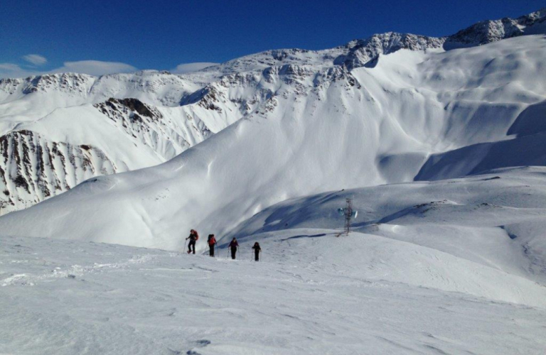 La montée en raquettes au Col du Sabot