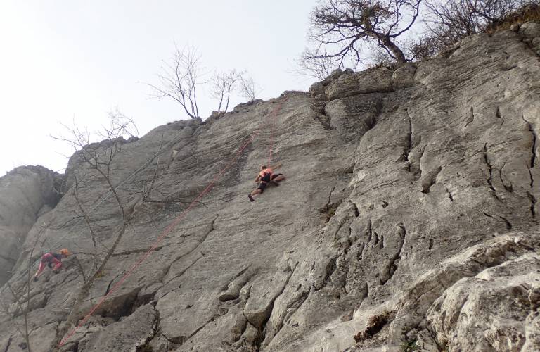 Site d&#039;escalade du Merlé