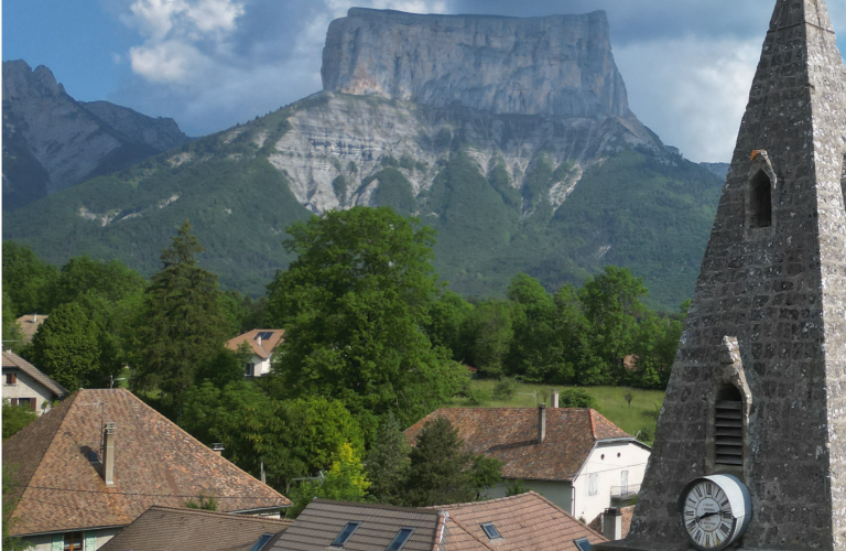 Vue d'en haut du Clocher de Chichilianne