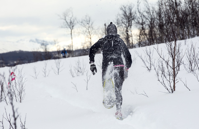 Sentier raquettes : Les Combes en famille