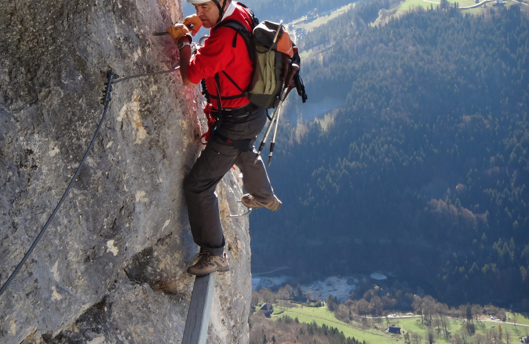 Via Ferrata avec Vertical Aventure