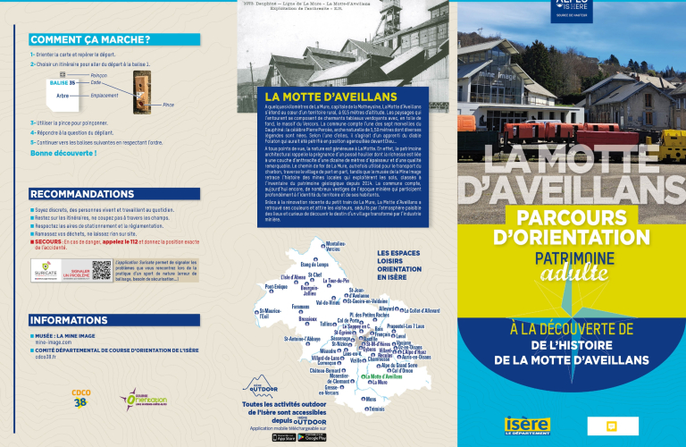 Parcours d&#039;orientation patrimoine adulte La Motte d&#039;Aveillans