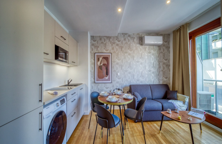 Le spacieux 1 location meuble Grenoble tout confort court et long sjour - appartement Grenoble Alpes Mtropole