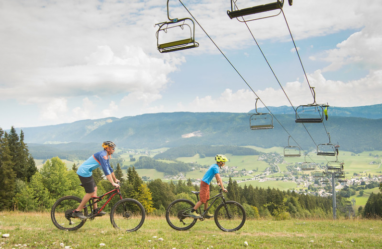 29 Les Petits Loups, circuit VTT Descendant n°29 vert