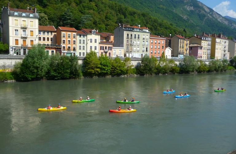 Canoë - Traversée de Grenoble