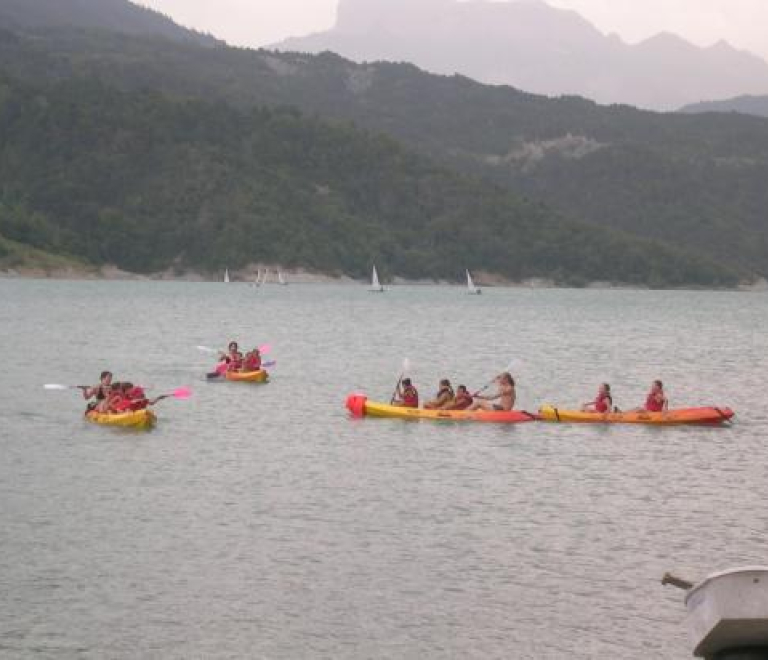 Canoé en pratique libre - Wind Club Monteynard