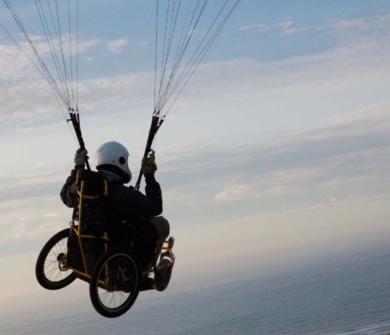 Parapente avec l&#039;association Free-Mouse