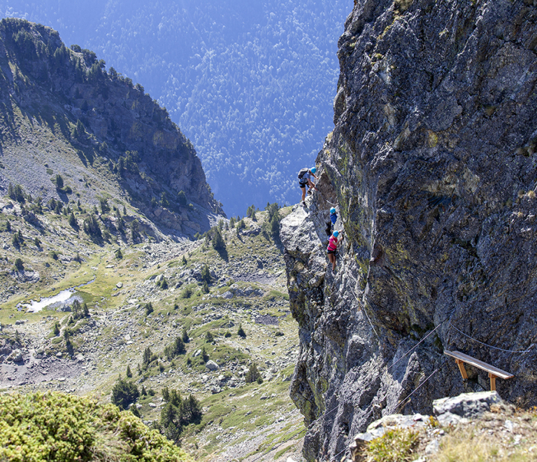 Photo via ferrata Chamrousse