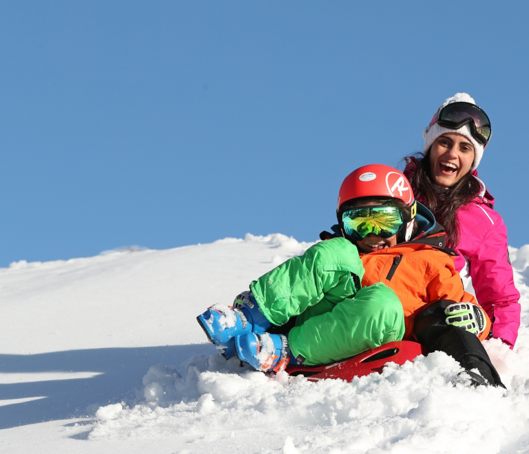 Pistes de luge au Collet