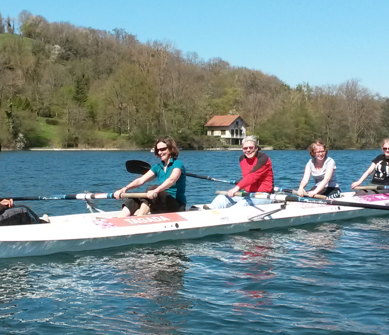 Aviron en dcouverte  quatre