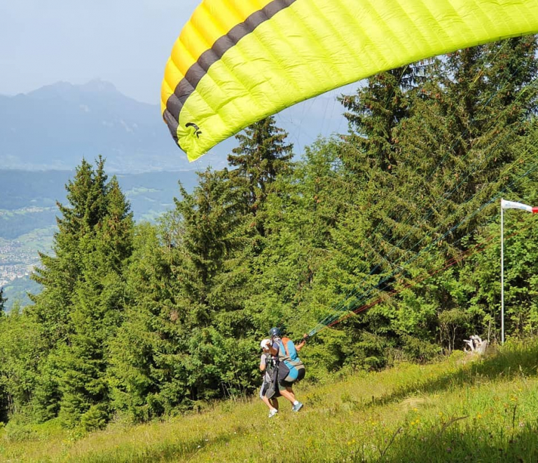 Vol biplace avec Sacha Parapente