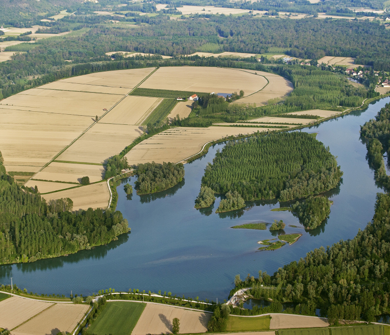 Vue sur le mandre du Saugey - Brangues - Balcons du Dauphin